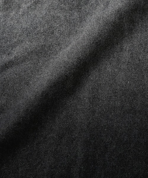 ROCHEM（ローシェン）の「グラデーションデニム半袖シャツ（シャツ/ブラウス・メンズ・ブラック/ブルー・L/M/S/XS）」の10枚目の写真