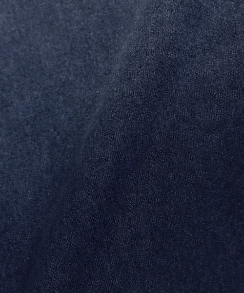 ROCHEM（ローシェン）の「グラデーションデニム半袖シャツ（シャツ/ブラウス・メンズ・ブラック/ブルー・L/M/S/XS）」の11枚目の写真