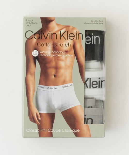 Calvin Klein/カルバンクライン Low Rise Trunk 3pk 3枚セット