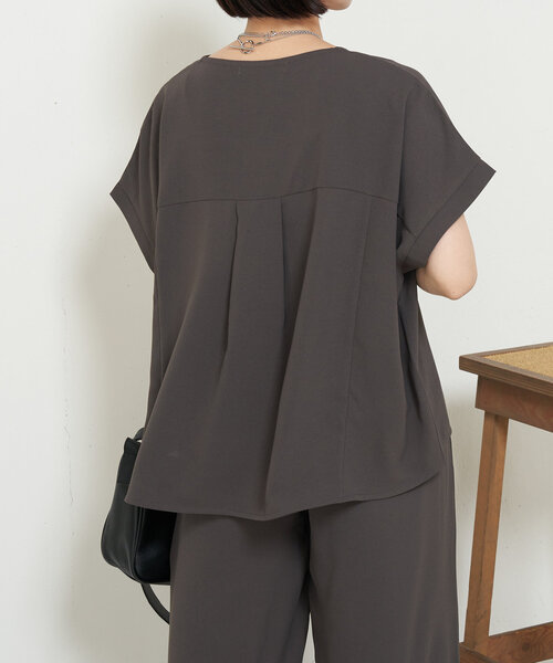 Jena espace merveilleux（ジェナ　エスパスメルヴェイユ）の「ライトジョーゼットセット（ワンピース・レディース・チャコールグレー/ネイビー・FREE）」の5枚目の写真