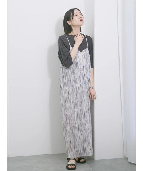Samansa Mos2 blue(サマンサモスモスブルー)の「【USAコットン】ランタンスリーブTシャツ(Tシャツ/カットソー・レディース・グリーン/チャコールグレー/オフホワイト・F)」の16枚目の写真