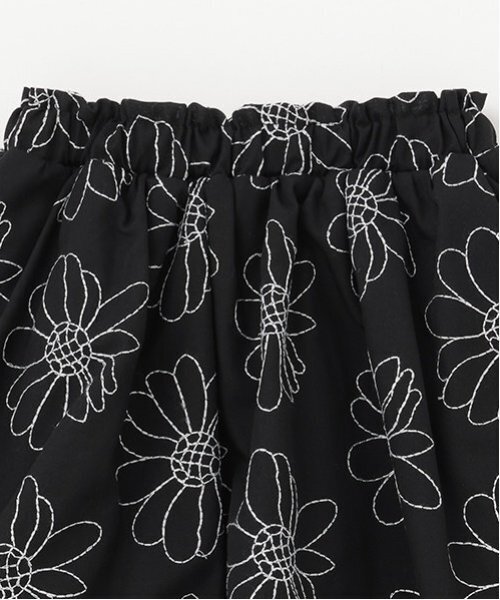 petit main（プティマイン）の「【リンク】花刺しゅうスカート(キッズ)（スカート・キッズ・ブラック/アイボリー/サックスブルー・110cm/130cm/120cm/100cm/80ｃｍ/90cm）」の11枚目の写真