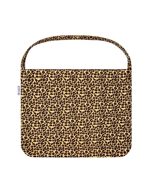 EMIS(イミス)の「LEOPARD CORDUROY ECO BAG(エコバッグ/サブバッグ・レディース・ホワイト/ベージュ・FREE)」の4枚目の写真