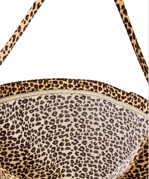 EMIS(イミス)の「LEOPARD CORDUROY ECO BAG(エコバッグ/サブバッグ・レディース・ホワイト/ベージュ・FREE)」の6枚目の写真