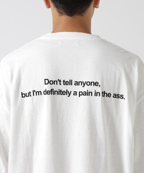 MINEDENIM（マインデニム）の「MINEDENIM（マインデニム）Monochrome Two tone Face Crewneck T-SH（Tシャツ/カットソー・メンズ・ブラック/ホワイト・2/3/1）」の22枚目の写真