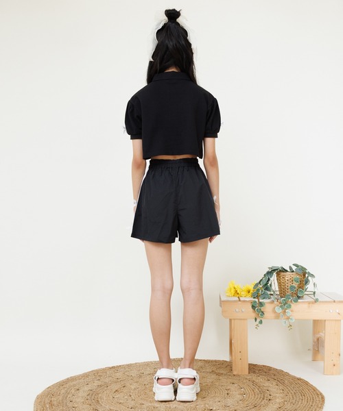 PINKHUNT(ピンクハント)の「PINKHUNT ピンクハント リボン ポロシャツセットアップ 0700K(アンサンブル・キッズ・ブラック/ベビーピンク・120cm/140cm/150cm/130cm/160cm)」の11枚目の写真