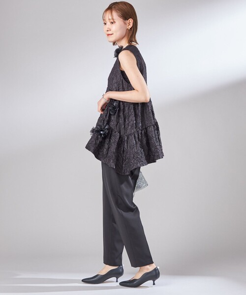 SHIPS for women / シップスウィメン TORRAZZO DONNA:〈手洗い可能〉フラワー ティアード ブラウス SHIPS｜TORRAZZO DONNA:<手洗い可能>フラワー ティアード