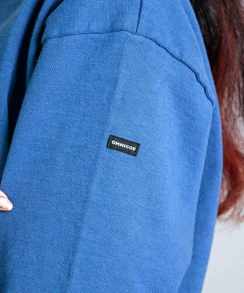 OMNIGOD womens / オムニゴッド] 8/天竺 ボートネックマニッシュ