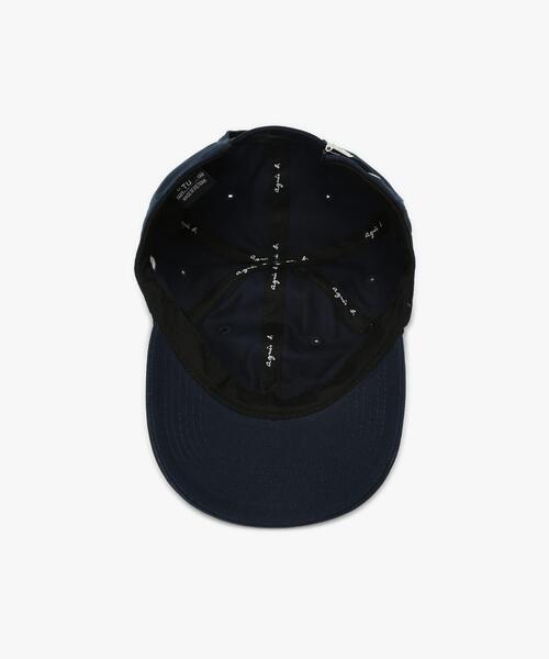 agnes b.（アニエスベー）の「”b.”ロゴ コットン キャップ（キャップ・レディース・ネイビー・FREE）」の4枚目の写真