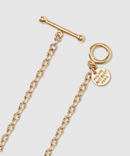 PHILIPPE AUDIBERT(フィリップ オーディベール)の「【PHILIPPE AUDIBERT(フィリップオーディベール)】 LYNN NECKLACE GOLD(ネックレス・レディース・ゴールド・FREE)」の5枚目の写真