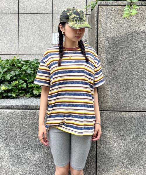 Tシャツ セール】【BRAIN DEAD/ブレインデッド】 TONI STRIPE T-SHIRT