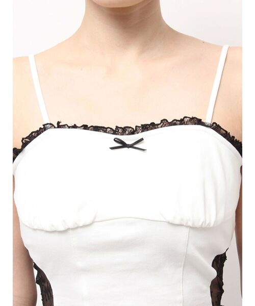 EATME(イートミー)の「レースキャミTOP(キャミソール・レディース・オフホワイト/グレー/ブラック・FREE)」の14枚目の写真