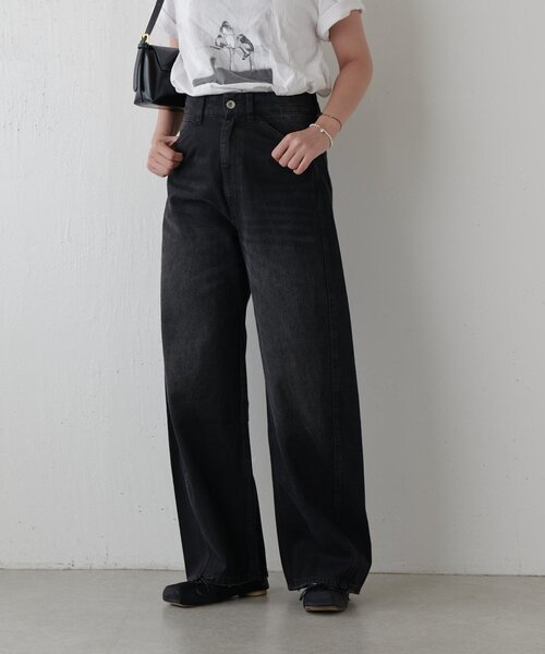 Lui's（ルイス）の「カーブデニム（デニムパンツ・レディース・インディゴブルー/ブラック・36/38）」の5枚目の写真