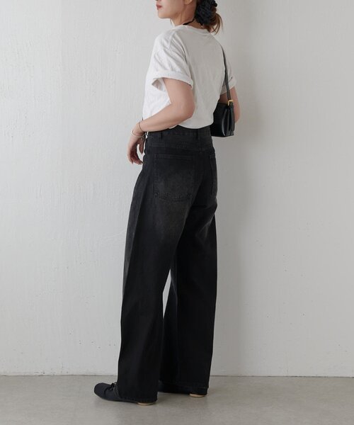 Lui's（ルイス）の「カーブデニム（デニムパンツ・レディース・インディゴブルー/ブラック・36/38）」の7枚目の写真