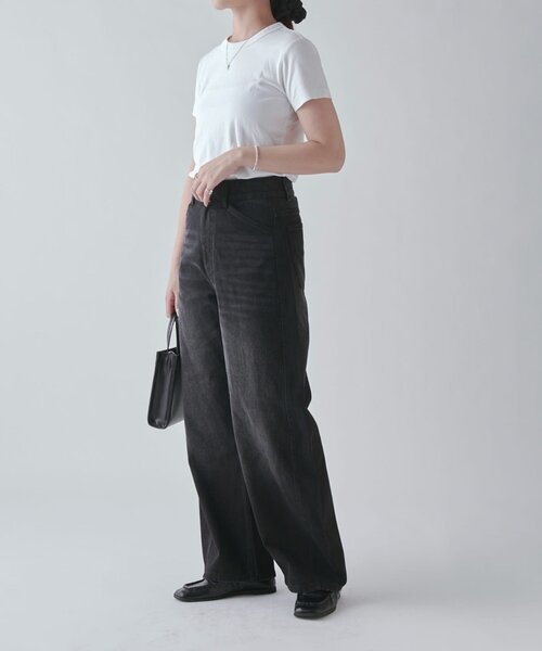 Lui's（ルイス）の「カーブデニム（デニムパンツ・レディース・インディゴブルー/ブラック・36/38）」の17枚目の写真