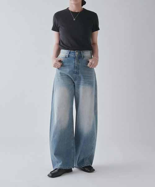 Luis カーブデニムパンツ カーブデニム（デニムパンツ）｜Lui's（ルイス）のファッション