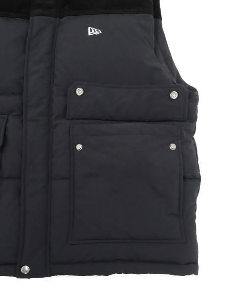 ニューエラ ダウンベスト コーデュロイ 無地（ダウンベスト）｜NEW ERA