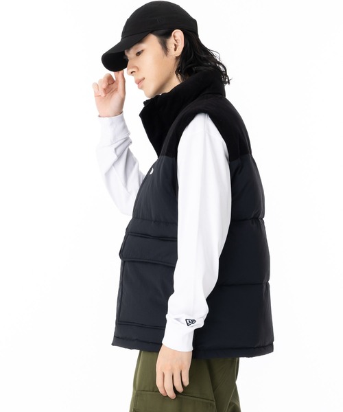 ニューエラ ダウンベスト コーデュロイ 無地（ダウンベスト）｜NEW ERA