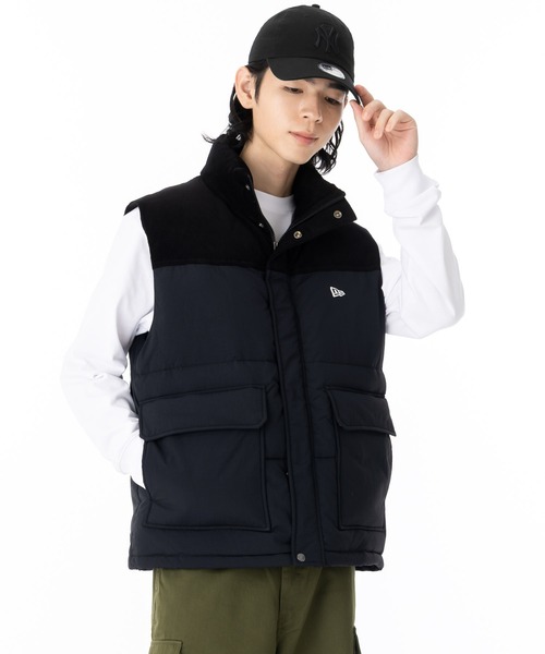 ニューエラ ダウンベスト コーデュロイ 無地（ダウンベスト）｜NEW ERA