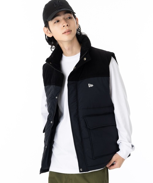 ニューエラ ダウンベスト コーデュロイ 無地（ダウンベスト）｜NEW ERA