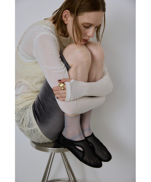 un/neu(アンノイ)の「スポーティーメッシュフラットシューズ(サンダル・レディース・ホワイト/ブラック/レッド・LARGE/MEDIUM/SMALL)」の20枚目の写真