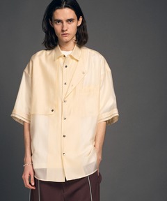 【美品】メゾンスペシャル レイヤリングショートスリーブシャツ ブラック 1 95899145_20_d_240.jpg