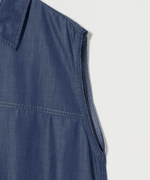 ASTRAET（アストラット）の「＜ASTRAET＞スキッパー スリット ノースリーブワンピース（ワンピース・レディース・ネイビー/ブラック・FREE）」の14枚目の写真