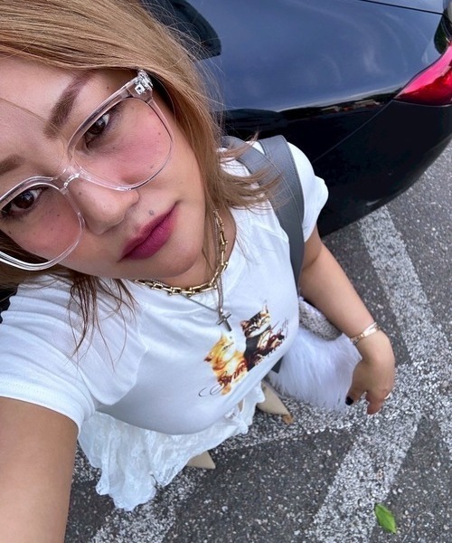 ipugo（イプゴ）の「ipugo/イプゴ キャットプリント レースクロップドTEE Tシャツ 秋物 秋服 2026年秋冬（Tシャツ/カットソー・レディース・ホワイト/ブラック・FREE）」の11枚目の写真