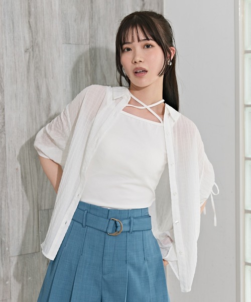 tシャツ マルチブラウス レディース 楽天市場】大きいサイズレディース ブラウス | ジョーゼット