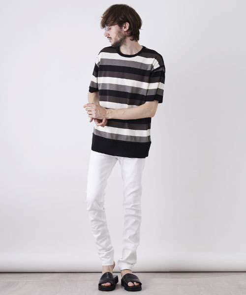 UNITED TOKYO（ユナイテッドトウキョウ）の「スーピマスキニーデニム（デニムパンツ・メンズ・インディゴブルー/ブラック/ホワイト・3/2/1）」の5枚目の写真