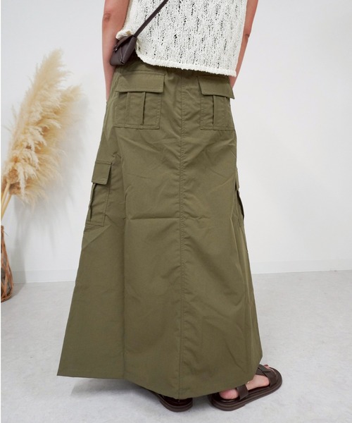 前ZIPロングスカート（スカート）｜gossara（ゴサラ）のファッション