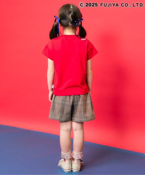 Seraph（セラフ）の「【ジュニア対応】バックポイントショートパンツ（その他パンツ・キッズ・キャメル/チェック/ネイビー・120/110/130/100/90/80/140）」の7枚目の写真