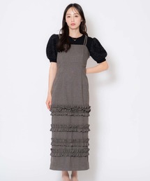 チェックフリルジャンスカ