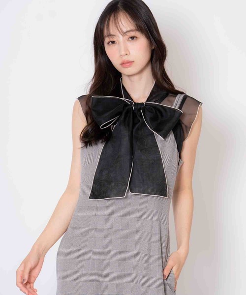 NOELA（ノエラ）の「チェックフリルジャンスカ（ワンピース・レディース・ブラウン/グレー・M/S）」の18枚目の写真