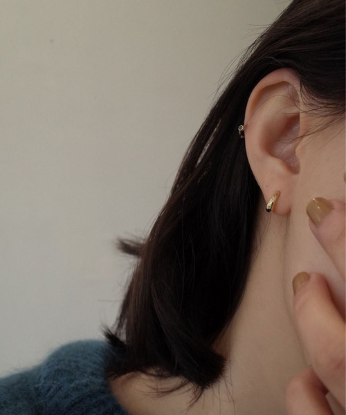 yu-ka（ユーカ）の「YU-KA:ミニドロップピアス mini drop pierce（ピアス（両耳用）・レディース・ゴールド/シルバー・FREE）」の6枚目の写真