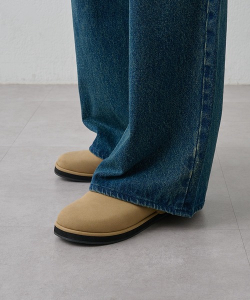 COLONY 2139（コロニートゥーワンスリーナイン）の「スエードライクスリッポンサボ / men's（サンダル・メンズ・ブラック/ベージュ・MEDIUM/LARGE）」の11枚目の写真