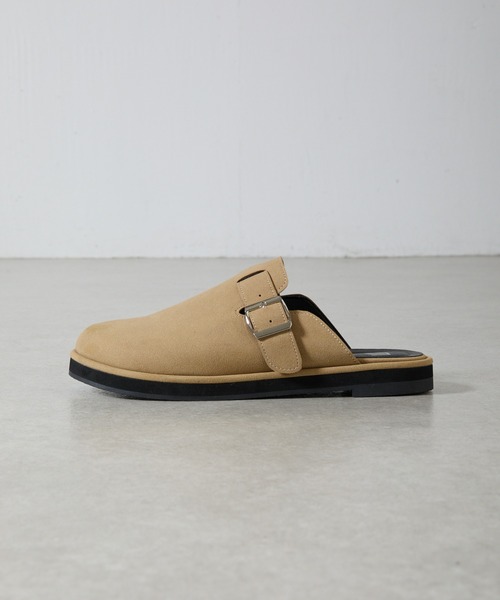 COLONY 2139（コロニートゥーワンスリーナイン）の「スエードライクスリッポンサボ / men's（サンダル・メンズ・ブラック/ベージュ・MEDIUM/LARGE）」の9枚目の写真