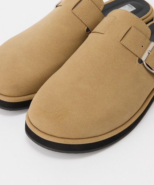 COLONY 2139（コロニートゥーワンスリーナイン）の「スエードライクスリッポンサボ / men's（サンダル・メンズ・ブラック/ベージュ・MEDIUM/LARGE）」の21枚目の写真