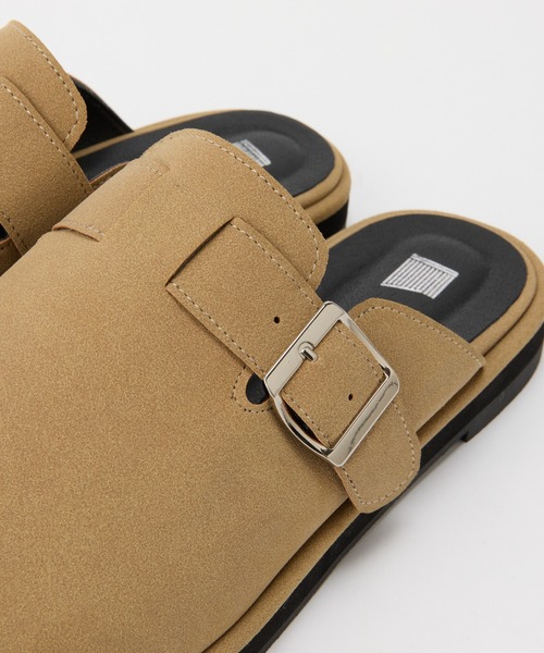 COLONY 2139（コロニートゥーワンスリーナイン）の「スエードライクスリッポンサボ / men's（サンダル・メンズ・ブラック/ベージュ・MEDIUM/LARGE）」の22枚目の写真