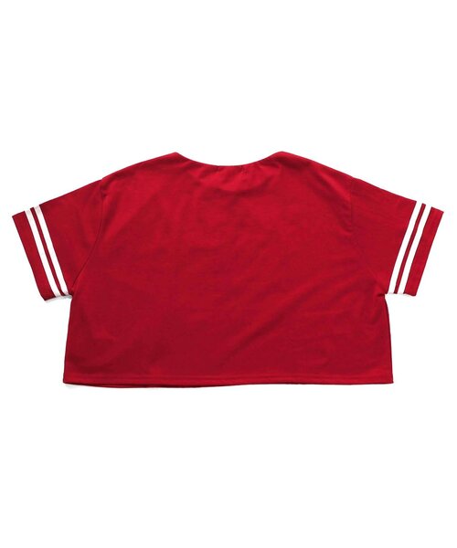 algy(アルジー)の「レースロゴT(Tシャツ/カットソー・キッズ・レッド/ブラック/オフホワイト・XX-SMALL/X-SMALL/MEDIUM/SMALL)」の11枚目の写真