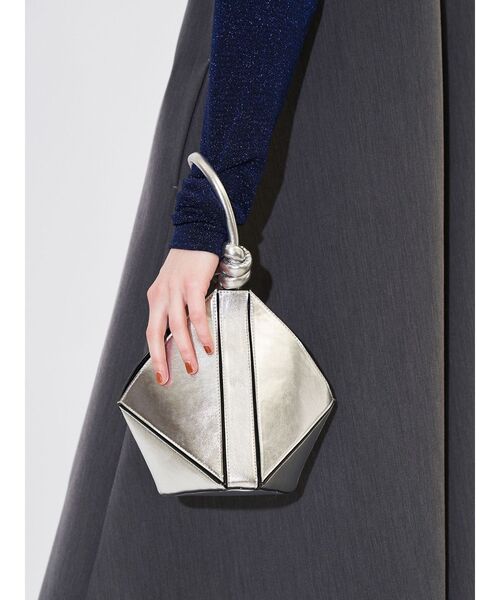 ELENDEEK（エレンディーク）の「トライアングルバッグ（ハンドバッグ・レディース・ブラック/ライトイエロー/シルバー・FREE）」の17枚目の写真