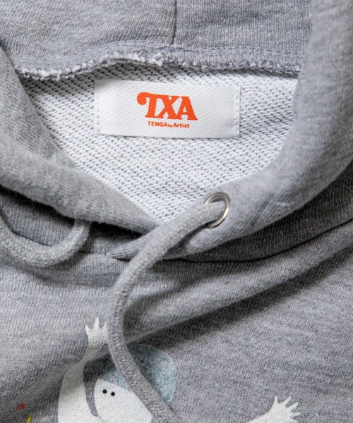 TXA(ティーエックスエー)の「三好愛 プルオーバーパーカー グレー(パーカー・メンズ・グレー・X-LARGE/LARGE/MEDIUM)」の6枚目の写真