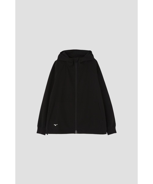 MARGARET HOWELL(マーガレットハウエル)の「STRETCH POLYESTER HEAVY POPLIN(マウンテンパーカー・レディース・ブラック・2/1)」の5枚目の写真