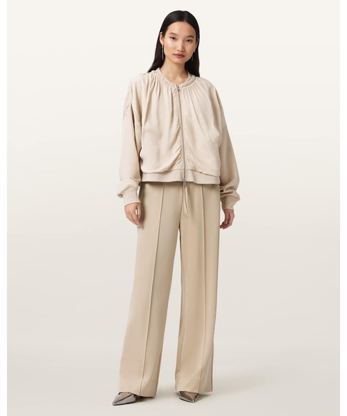 ALLSAINTS(オールセインツ)の「MIRRI WIDE LEG JERSEY JOGGERS | MIRRI ワイド レッグ ジャージー ジョガー(その他パンツ・レディース・ホワイト・M/L/S)」の4枚目の写真