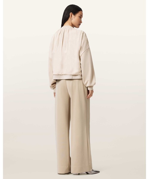 ALLSAINTS(オールセインツ)の「MIRRI WIDE LEG JERSEY JOGGERS | MIRRI ワイド レッグ ジャージー ジョガー(その他パンツ・レディース・ホワイト・M/L/S)」の6枚目の写真