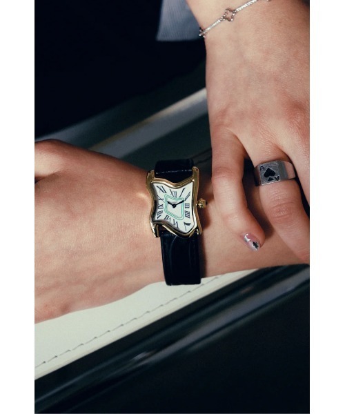 SQUARE MELTING WATCH SMALL（アナログ腕時計）｜Laphont