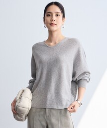ファインウールカシミヤドルマンシルエット ニット