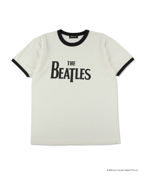 WIND AND SEA（ウィンダンシー）の「BEATLES LOGO RINGER S/S TEE（Tシャツ/カットソー・メンズ・ホワイト×ブラウン・LARGE/MEDIUM/SMALL）」の4枚目の写真