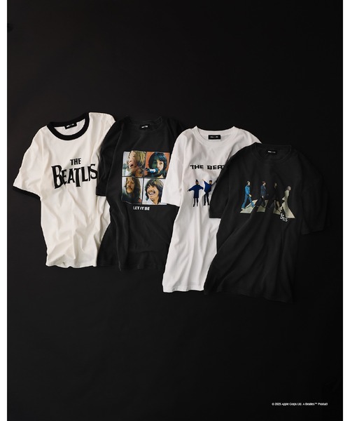 WIND AND SEA（ウィンダンシー）の「BEATLES LOGO RINGER S/S TEE（Tシャツ/カットソー・メンズ・ホワイト×ブラウン・LARGE/MEDIUM/SMALL）」の5枚目の写真