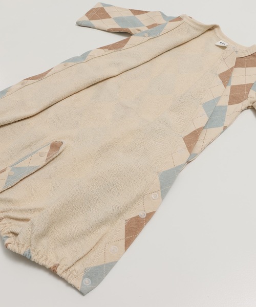 セール】綿100% 総柄裏毛ツーウェイオール（ロンパース）｜chil2